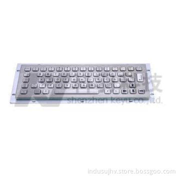 Wired Industrial Metal Keyboard Vandal Resistant , Industri